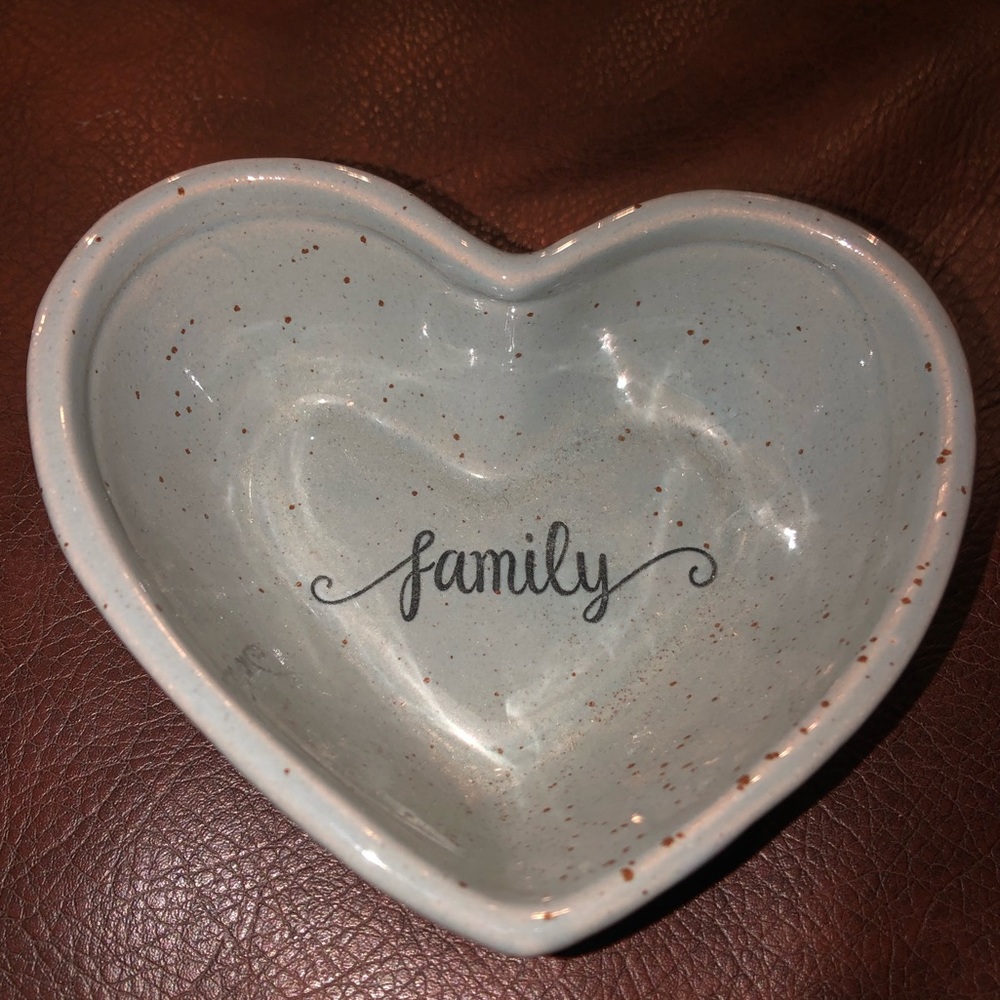Family heart bowl